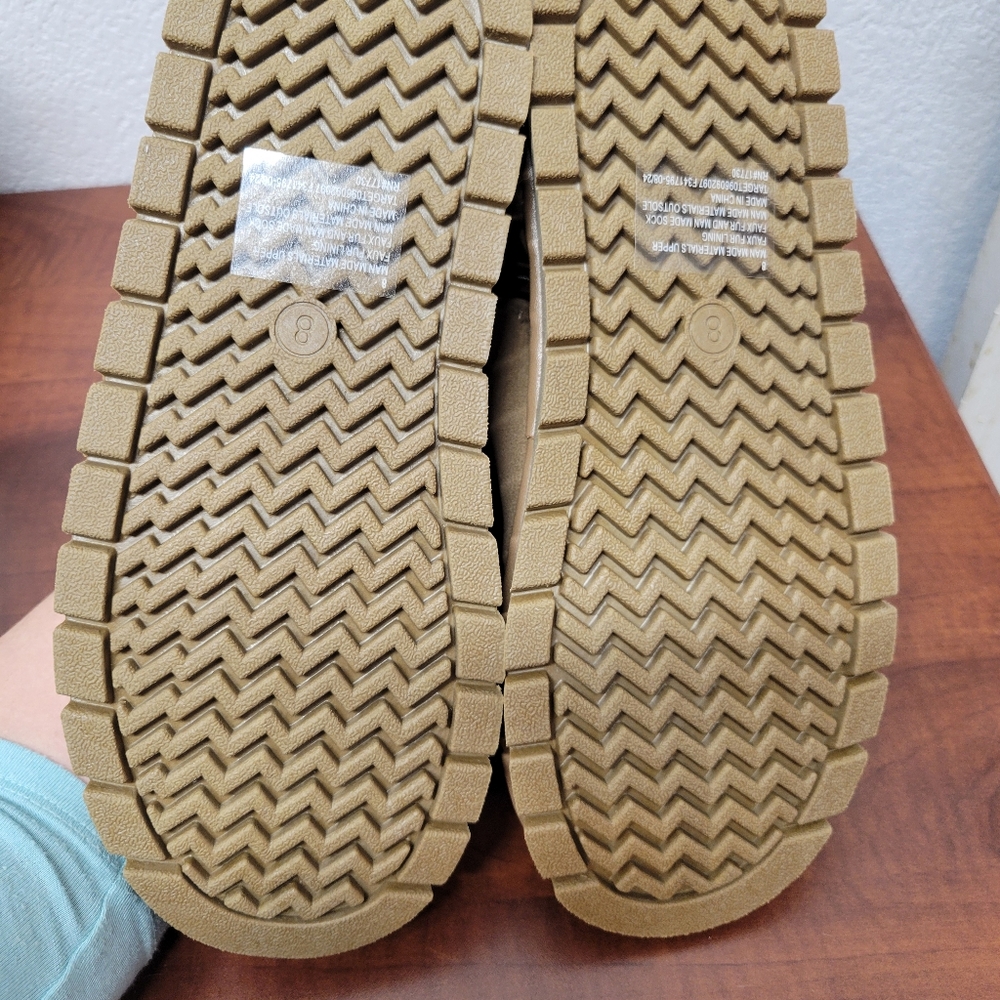 Universal Thread Women May Boots With Memory Foam Tan NWOB - Picture 5 of 9